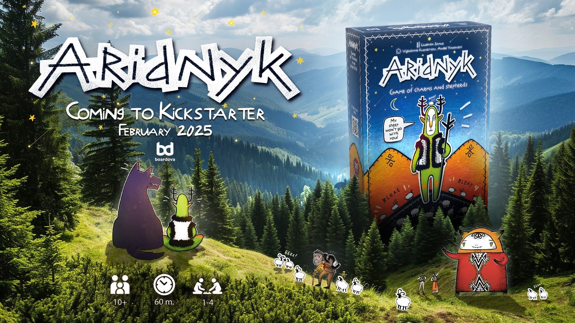 Настільна гра Арідник вийде на Kickstarter англійською мовою